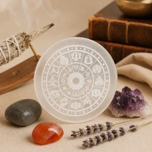Celestial Selenite Charging Plate