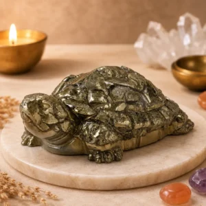 Pyrite Prosperity Tortoise (Kachhua) for Vaastu